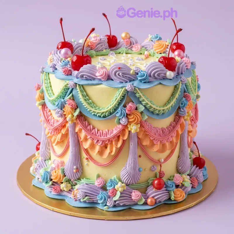 Vintage Lambeth Cake