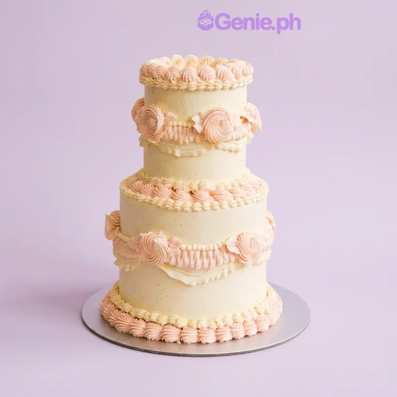 Vintage Ruffle Cake