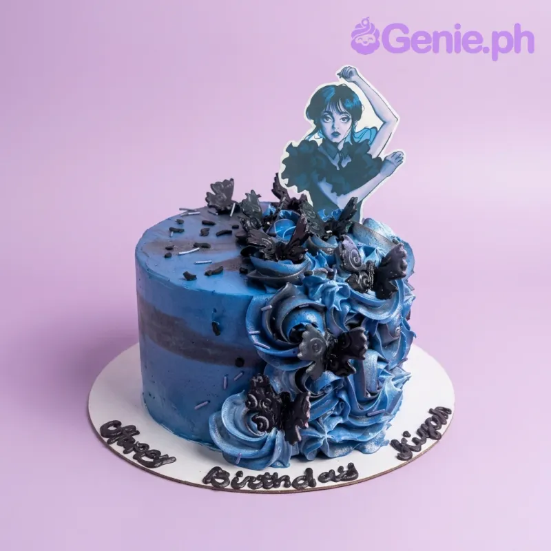 Wednesday Addams Cake
