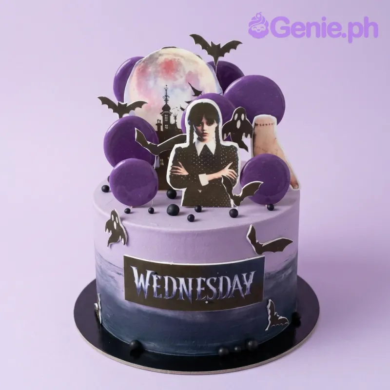 Wednesday Addams Cake