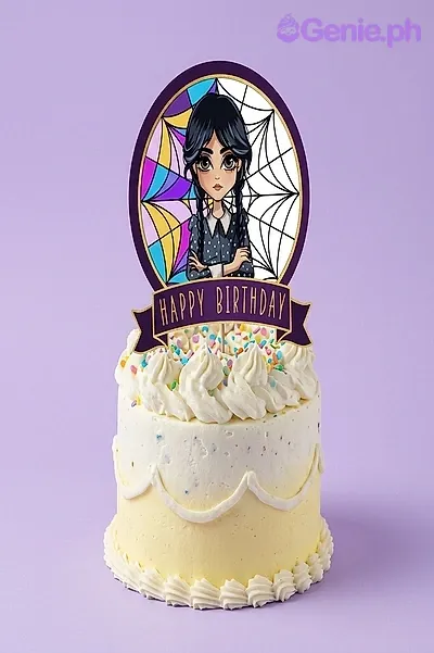 Wednesday Addams Cake