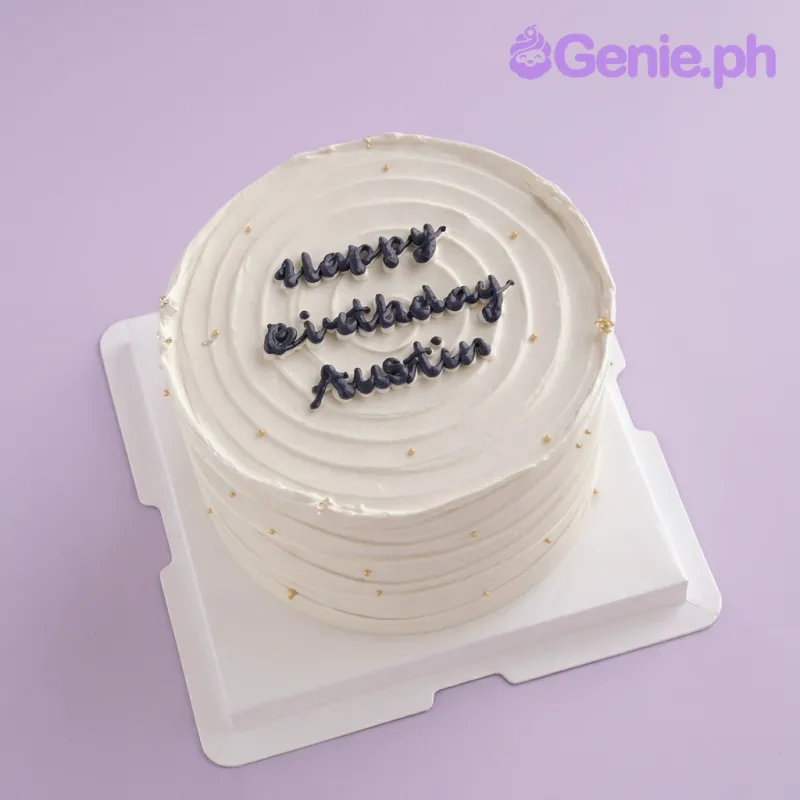 White Minimalist Cake