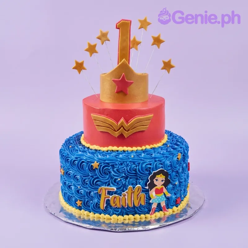 Wonder Woman Justice League Cake Design