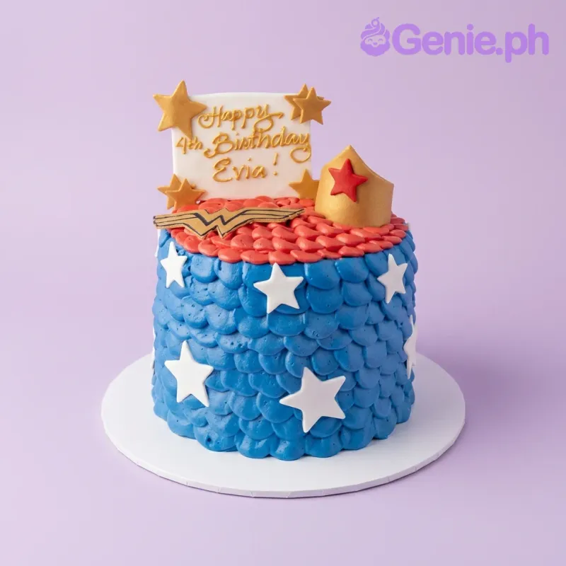 Wonder Woman Justice League Cake Design