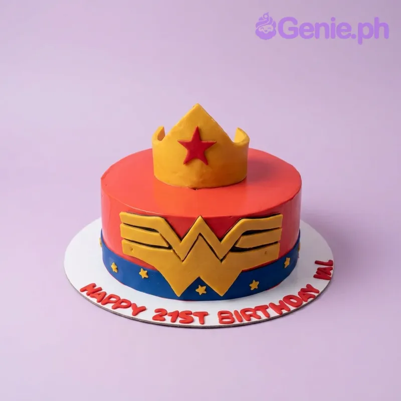 Wonder Woman Justice League Cake Design