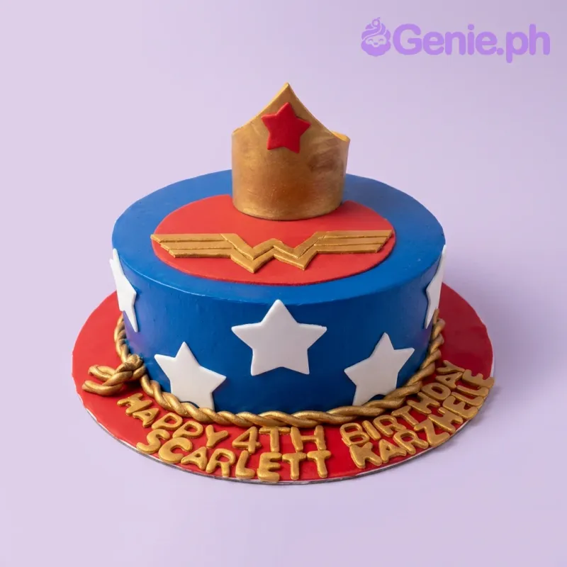 Wonder Woman Justice League Cake Design