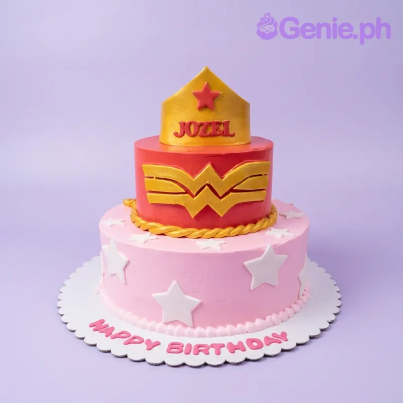 Wonder Woman Justice League Cake Design