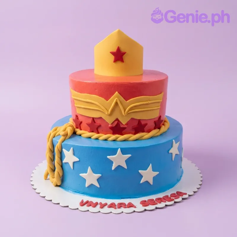Wonder Woman Justice League Cake Design