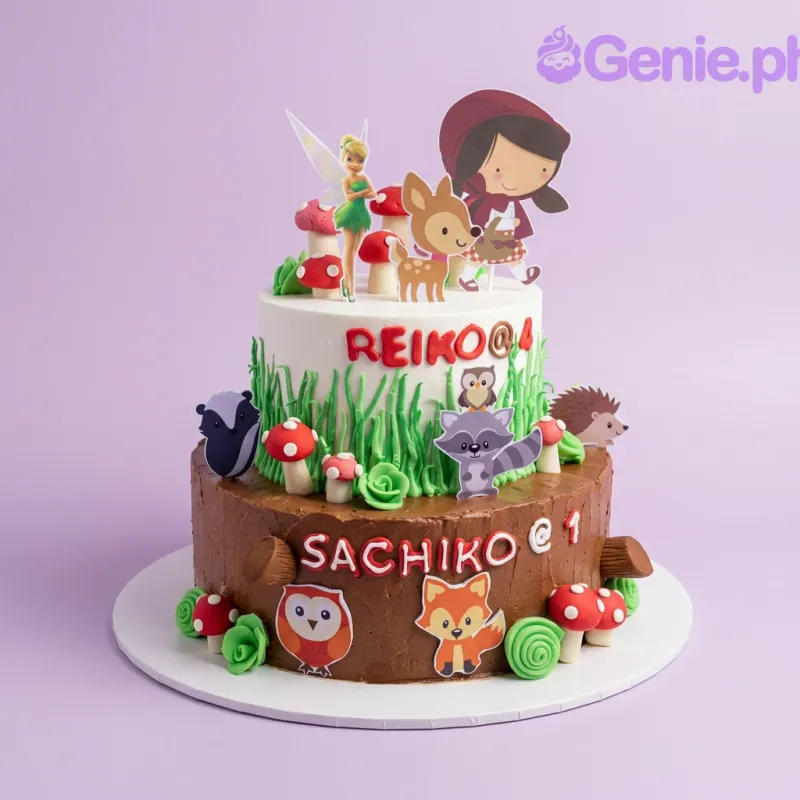 Woodland Fairy Tinkerbell Cake Design