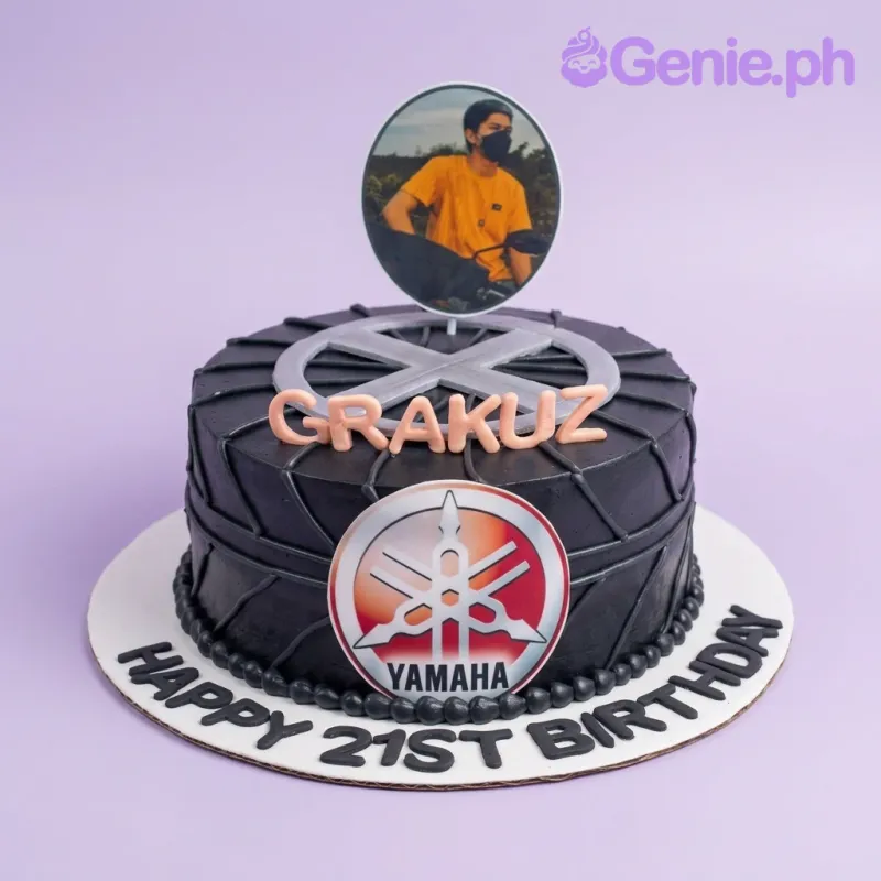 Yamaha Tire Wheels Cake Design