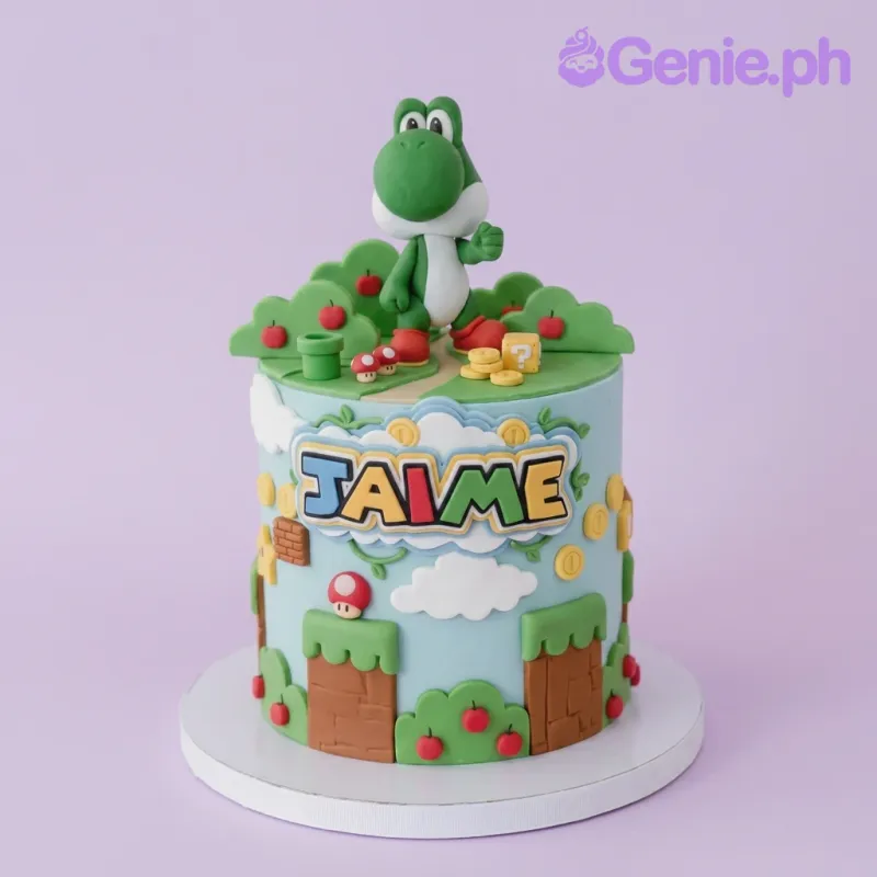 Yoshi Super Mario Cake
