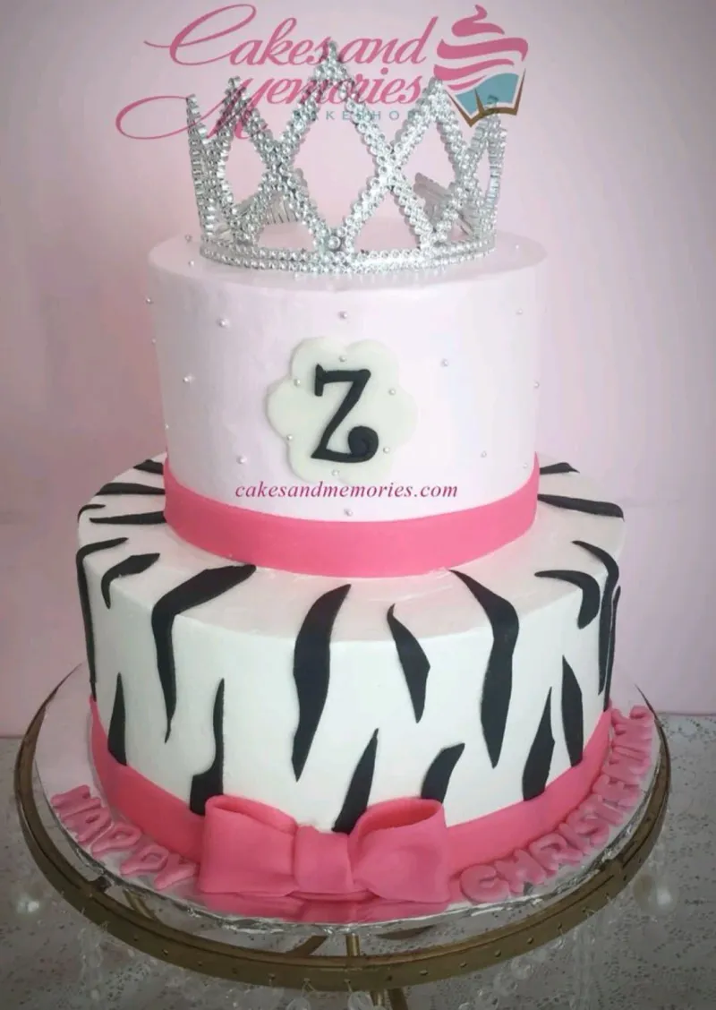 Zebra Princess Cake