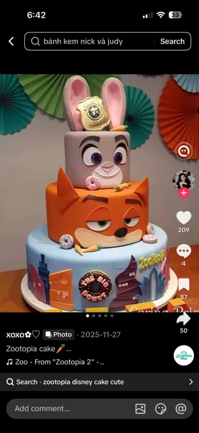 Zootopia Cake