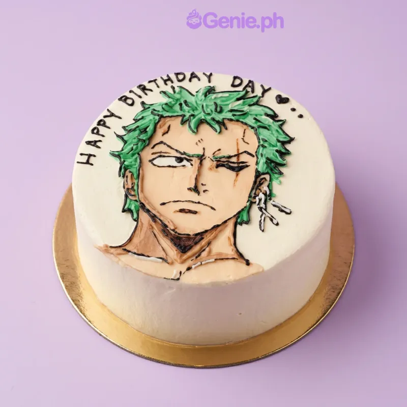 Zoro One Piece Anime Cake Design