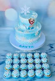 A photo of a Blue Palette Knife themed cake. It is a White 1 Tier cake decorated with blue icing swirls, palette knife strokes, white pearl dragees, and a blue glitter Happy Birthday topper.