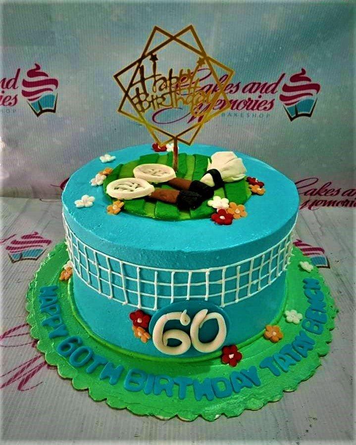 Badminton Birthday Cake