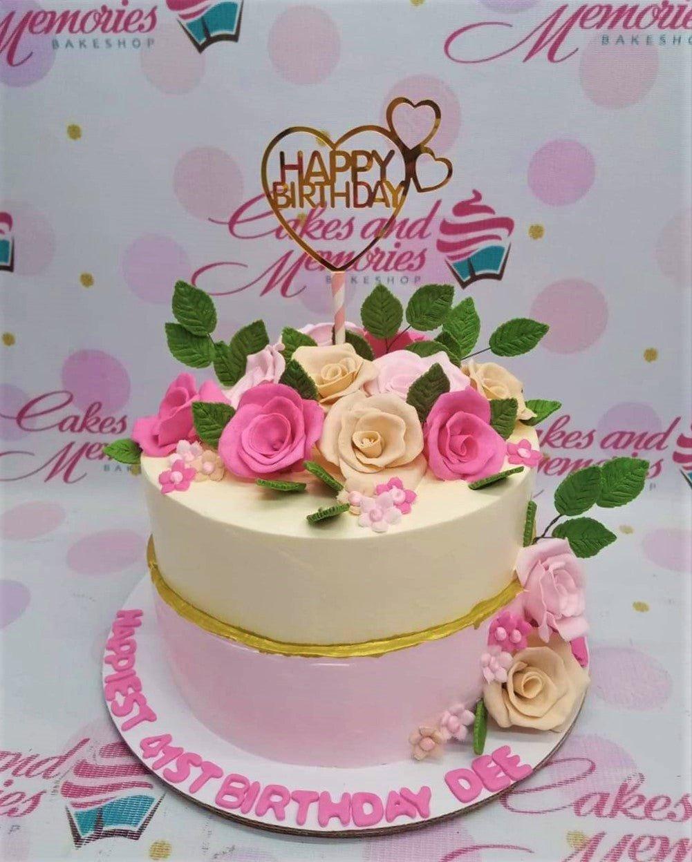 Floral Birthday Cake