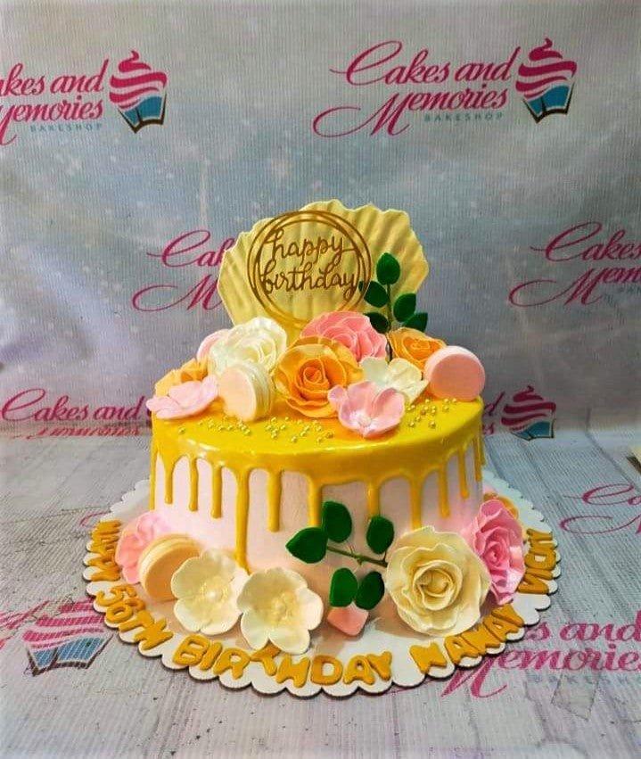Floral Birthday Cake