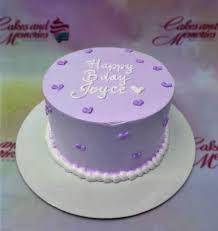 lavender hearts 1 Tier - red theme with small scattered hearts