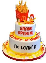 Mcdonald's Grand Opening Cake
