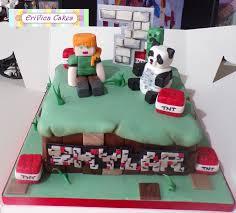 Minecraft Square - green, brown theme with Alex character and stone blocks structure