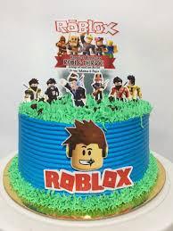 Roblox 1 Tier - colorful theme with Roblox banner with logo and text and Large Roblox character head printout
