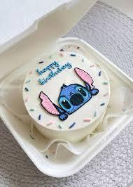 Stitch birthday Bento - colorful theme with Stitch character and colorful sprinkles
